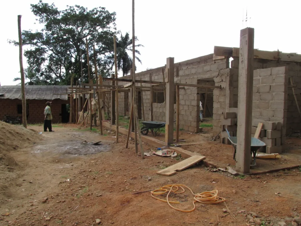 Bau des Kindergartens