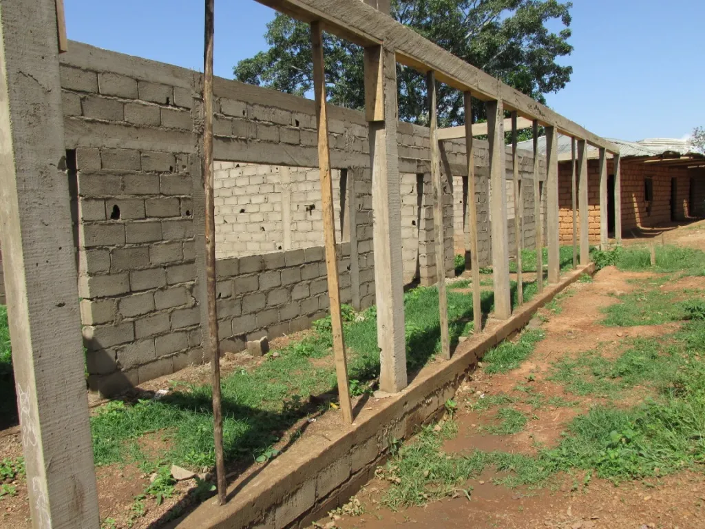 Bau des Kindergartens