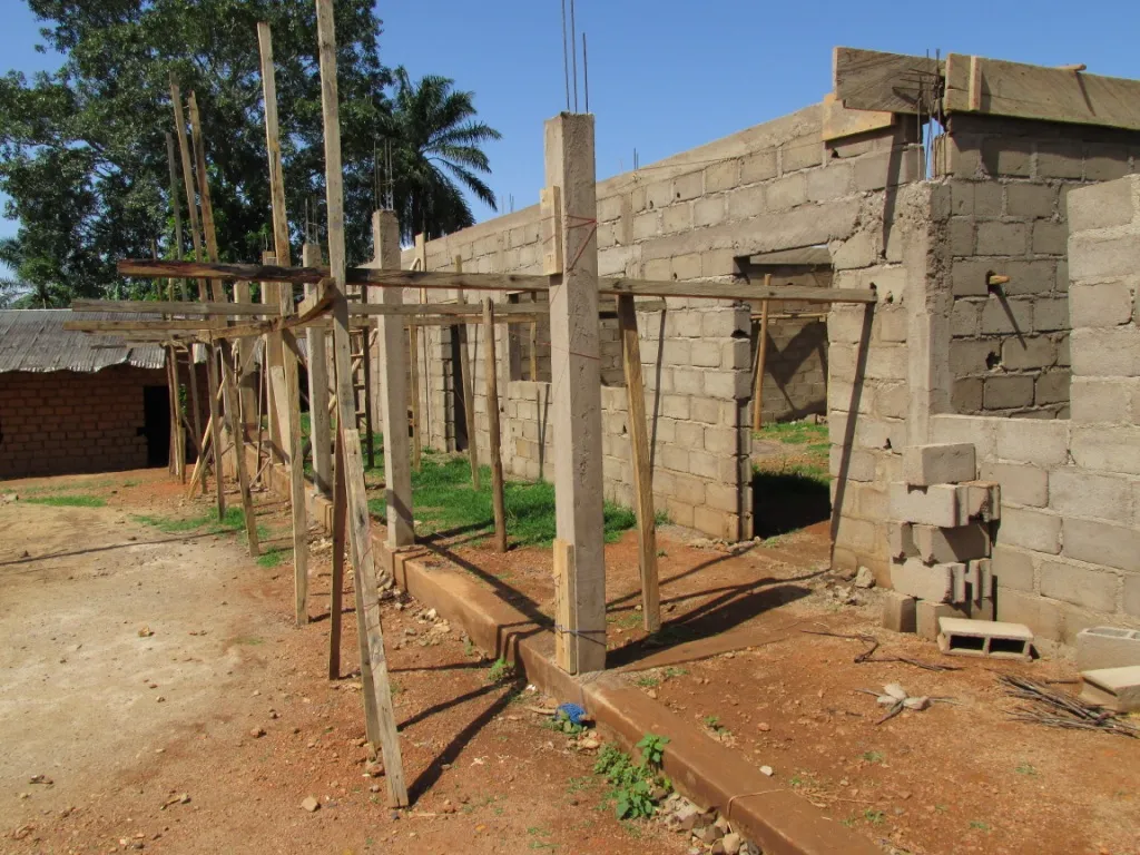 Bau des Kindergartens
