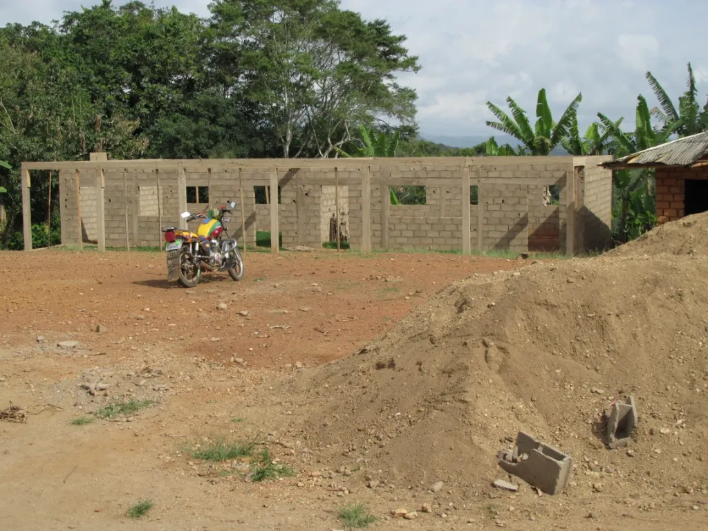 Bau des Kindergartens